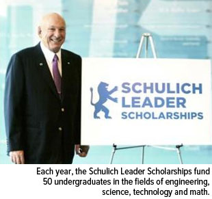 Each year, the Schulich Leader Scholarships fund 50 undergraduates in the fields of engineering, science, technology and math.