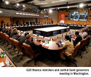 G20 finance ministers and central bank governors meeting in Washington