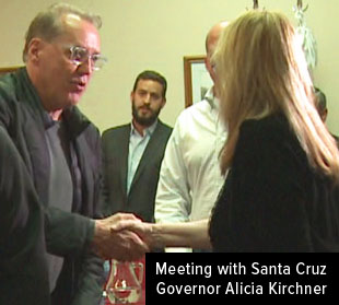 meeting with santa cruz governor alicia kirchner
