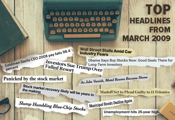 Top headlines from March 2009