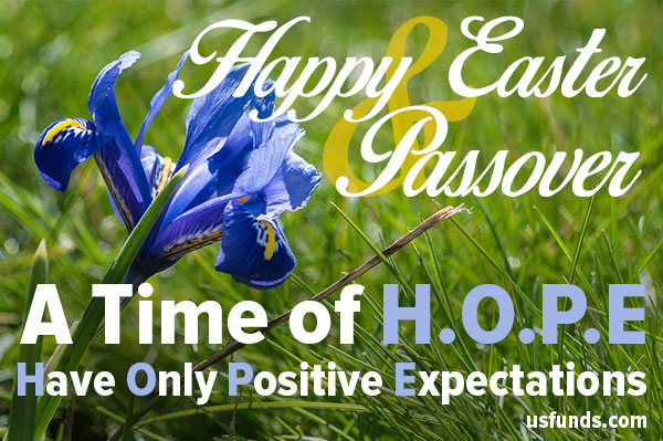 happy easter and passover a time of hope