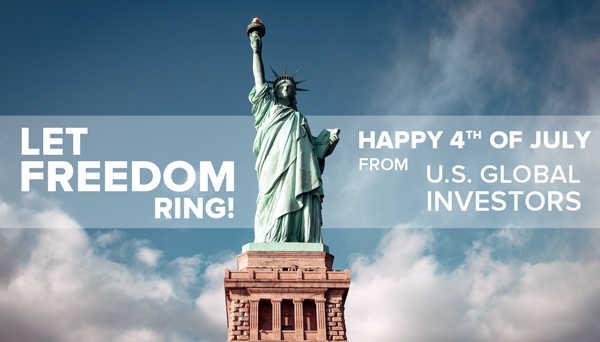 Let Freedom Ring! Happy 4th of July from U.S. Global Investors