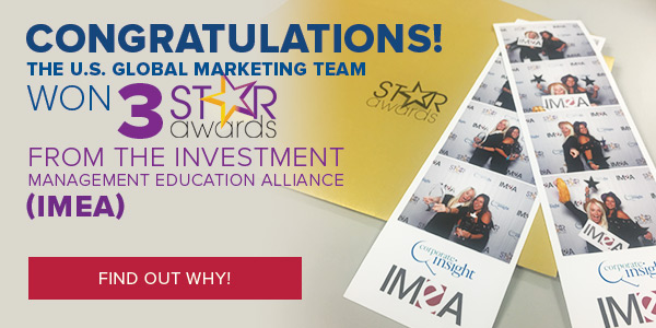 congratulations to the USGI marketing team for winning three star awards from the investment management education alliance