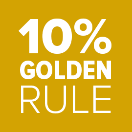 10% golden rule