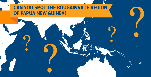 Can you spot the Bougainville Region of Papua New Guinea?