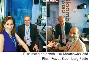discussing gold with lisa abramowicz and pimm fox at bloomberg radio