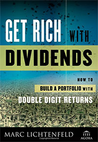 get rich with dividends. how to build a portfolio with double digit returns