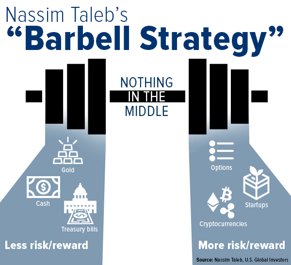 Nassim Taleb's Barbell Strategy