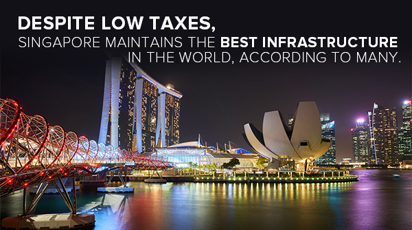 Singapore Infrastructure Is World Class Despite Low Taxes