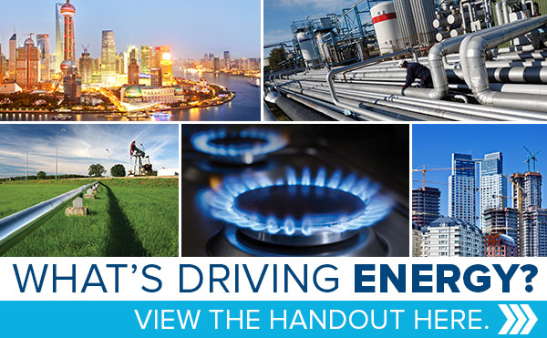 What's driving the energy market? View the handout the find out.