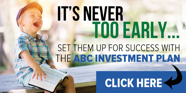 Its never too early...Set them up for success with the ABC investment plan - click here!