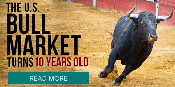 the U.S. bull market turns 10 years old