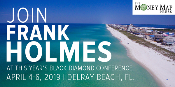 Join Frank Holmes at this years black diamond conference