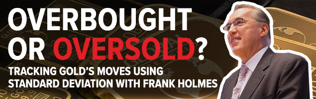 Overbought or oversold? tracking gold's moves using standard deviation with Frank Holmes