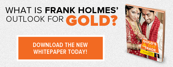 What is Frank Holmes' outlook for gold? - Download the whitepaper today!