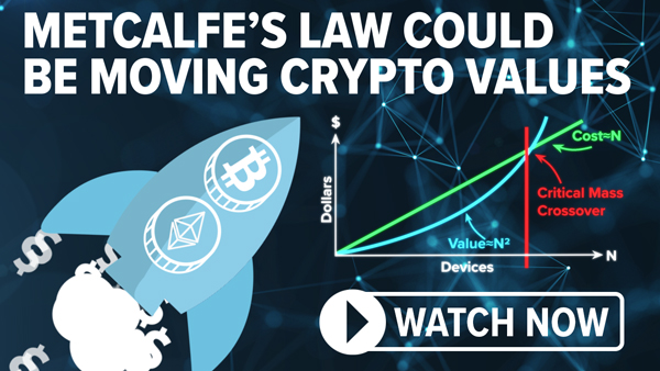 Metcalfe's law could be moving crypto values - watch now