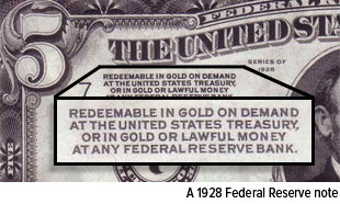 a 1928 Federal Reserve Note