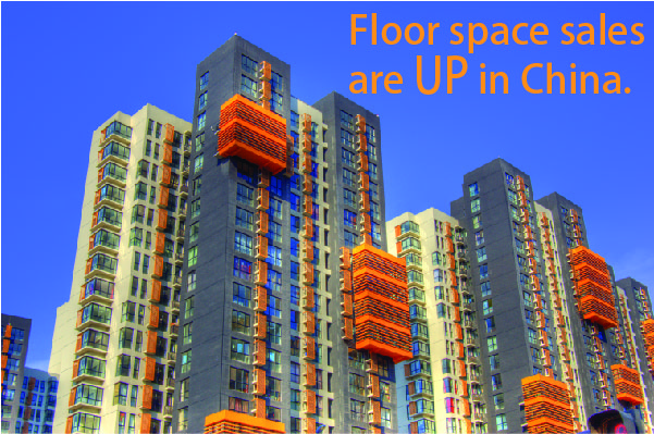 Floor sales are up in China