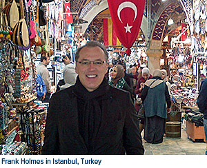 Frank holmes in Istanbul