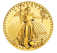 United States of America gold eagle coin