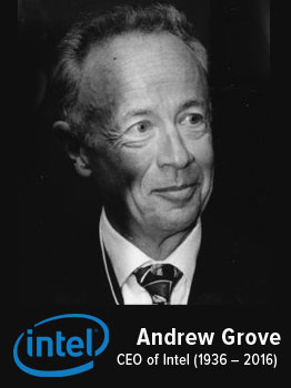 Andrew Grove CEO of Intel (1936 - 2016)