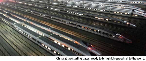 China at the starting gates