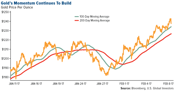 Gold's Momentum Continues to Build
