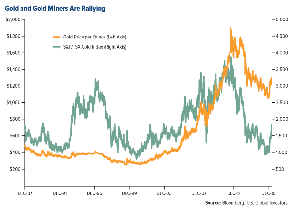 Gold and Gold Miners Are Rallying