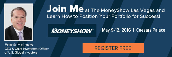 Join Me at The Money Show Las Vegas and Learn How to Position Your Portfolio for Success! Frank Holmes