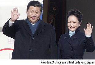 President Xi Jinping and First Lady Peng Liyuan