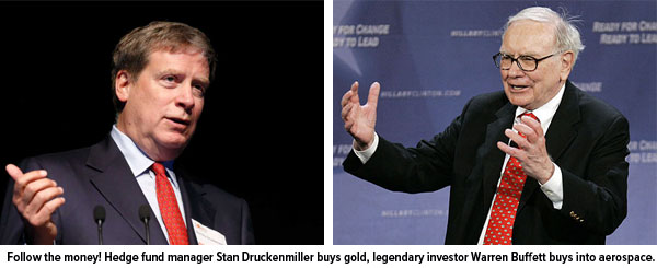 Stan-Druckenmiller-Buys-Gold-Warren-Buffett-Buys-Aerospace