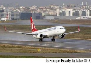 Turkish Airlienes Taking off