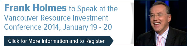 Frank Holmes to Speak at the Vancouver Resource Investment Conference.