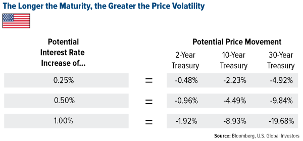 The Longer the Maturity, the Greater the Price Volatility
