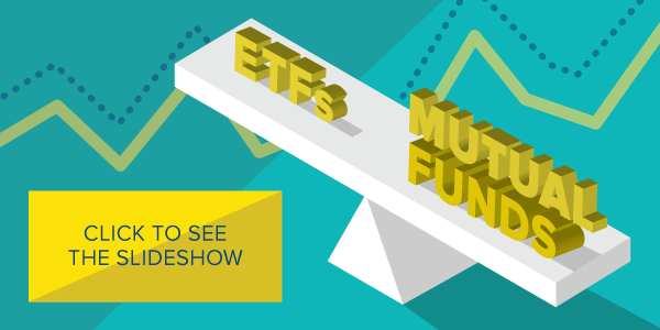 explore 7 differences between mutual funds and etfs in thie slideshow