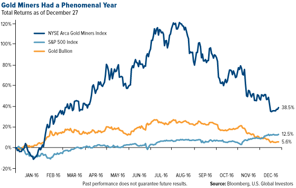 Gold Miners Had a Phenomenal Year