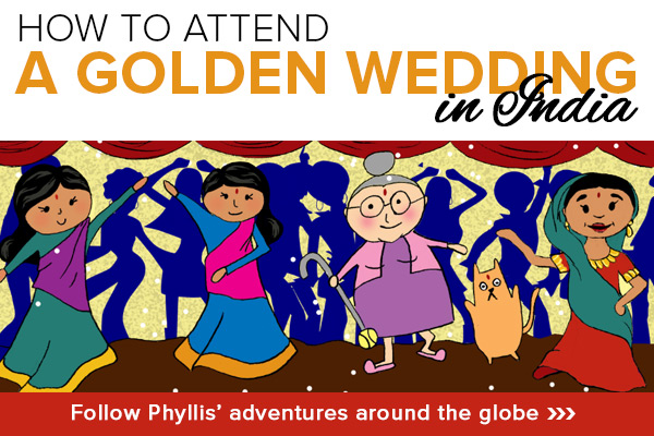 how to attend a golden wedding in India read the comic here