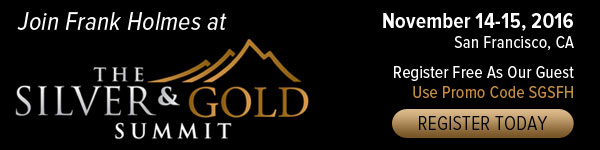 Join Frank Holmes at The Silver & Gold Summit