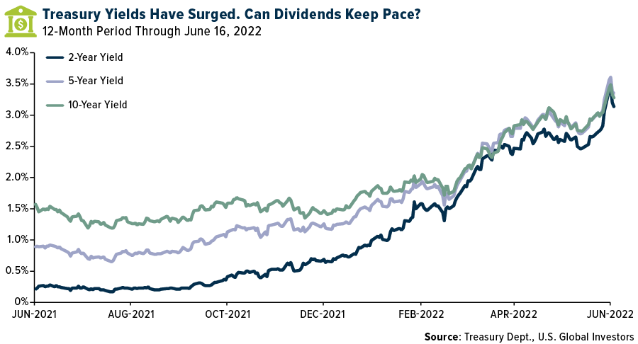 Treasury Yields Have Surged. Can Dividends Keep Pace?