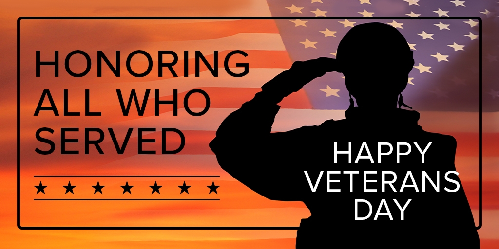 Honoring all who served, Happy Veterans Day