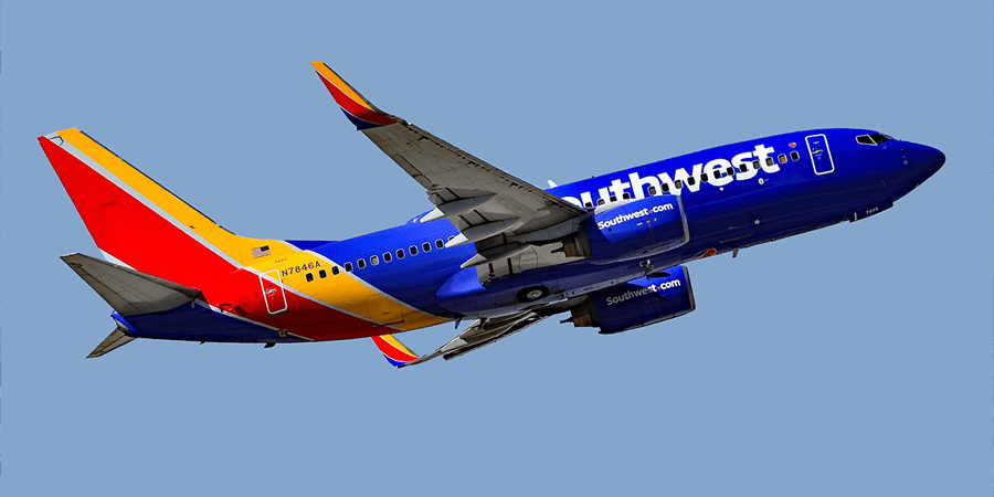 8. Southwest Airlines - 66,656 employees